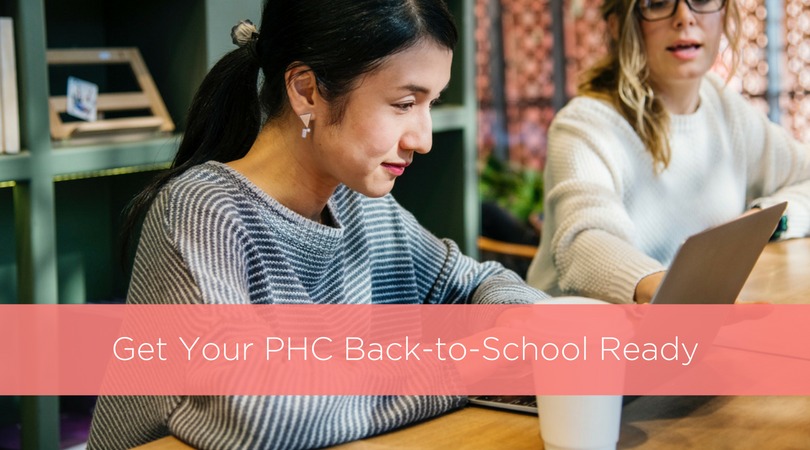 Get Your PHC Back-to-School Ready