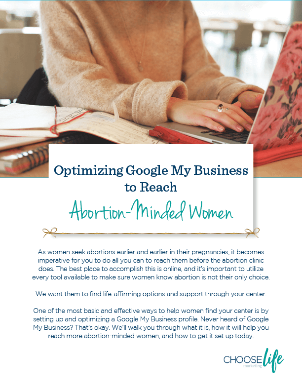 Optimizing Google My Business to Reach Abortion-Minded Women