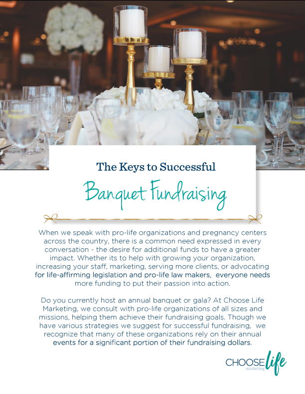 The Keys to Successful Banquet Fundraising