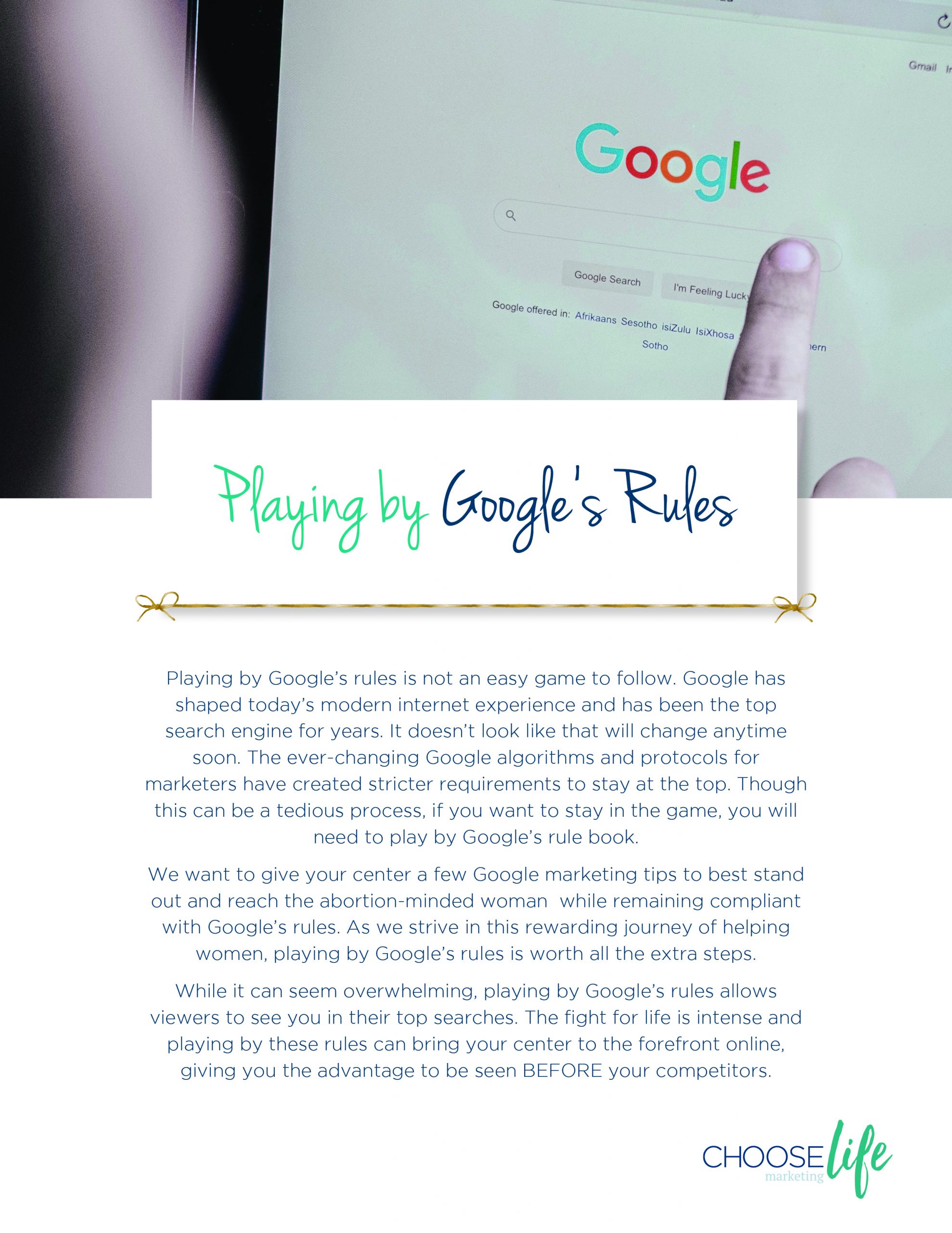 Is Your Center Playing by Google’s Rules?