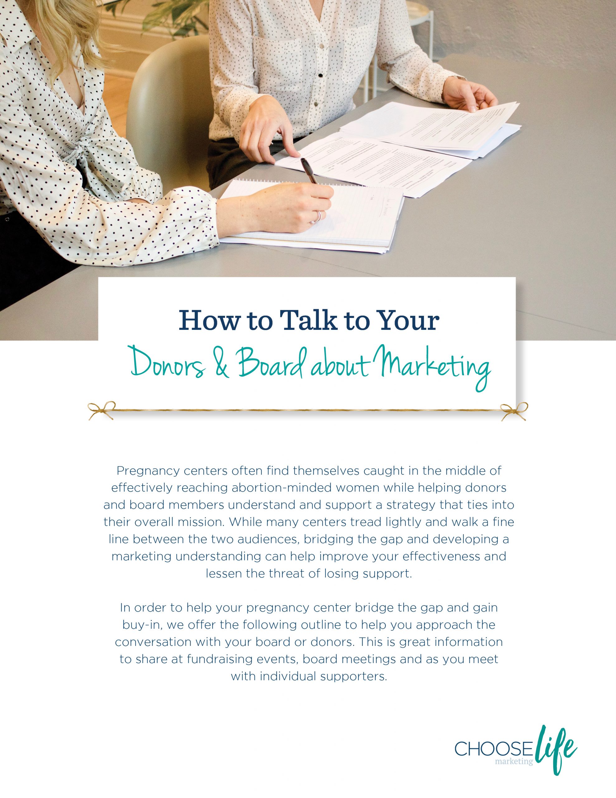 Gaining Board and Donor Buy-in For Your Client Marketing